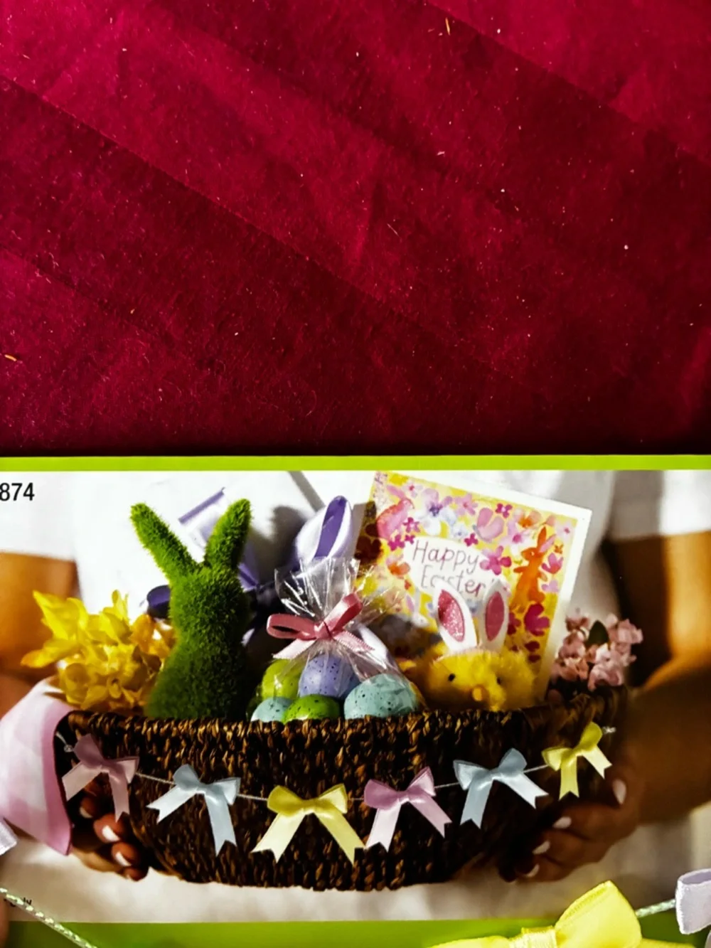 Easter Basket Bundle – Grass, Mini Eggs & Banner Set